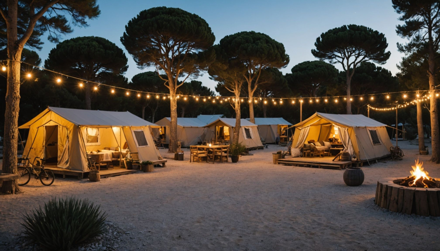 Charmecamping in agde: rust en comfort in één